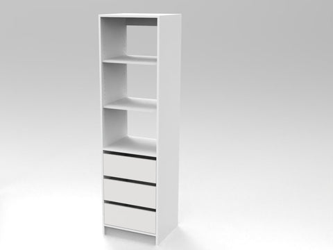 Wardrobe Insert 3 Drawers & 3 Shelves